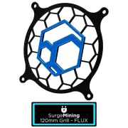120mm Computer Fan Grill Flux - Crypto GPU Miner Nvidia AMD 4090 7900 3090