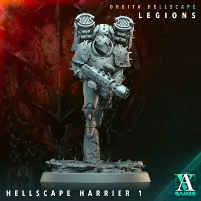 Hellscape Harrier by Archvillain Games | D&D | DnD | Print on Demand
