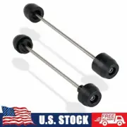 Front Rear Axle Slider Crash Pads For Suzuki DRZ400 DRZ400E DRZ400S 2000-2024