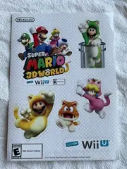 Super Mario 3D World Sticker Sheet Promo Item - New