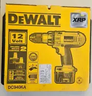 DeWalt XRP DC940KA 12V NiCd 1/2" chuck 3 speed Cordless Drill/Driver kit