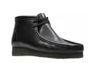 Clarks Originals Men's Black Leather Wallabee Boots 26155512