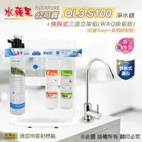 在飛比找PChome24h購物優惠-【水蘋果公司貨】Everpure QL3-S100快拆式三道