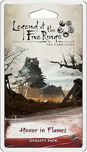 Fantasy Flight Games 214177 Fantasy Flight Legend of The Five Rings The Temptations Cycle Honor in Flames Card Game