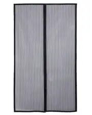 Black Magnetic Mesh Door Screen