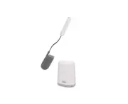 Joseph Joseph Flex Lite Silicone Toilet Brush with Slimline Holder,1 Grey/White