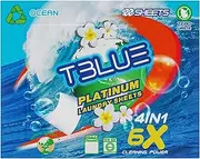 Tblue Eco-Friendly Laundry Detergent Sheets Ocean Pack of 100 sheets