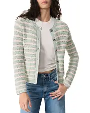 rag & bone Jace Striped Lady Cardigan