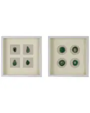 A&B Home 2pc Coty Shadow Box Wall Decor
