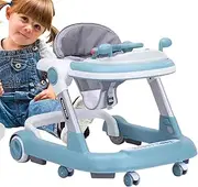 Toddler Walker Portable, Activity Toddler Foldable Push Walker, Feeding Tray Design, Activity Foldable Push Walker, Learning Walk Walker, Easy to Use, Portable for Kids