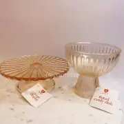 Target Bullseye Playground Valentine’s Day Glass Candy Dish & Treat Stand (2 Pk)
