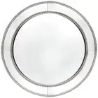 CAFE Lighting & Living Zeta Wall Mirror Round Antique Silver Bathroom New