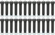 GRCFUMO 24Pcs Spring Shackle Bolt, Spring Shackle Bolt with Locknut, Trailer Axle Spring Shackle Bolt Fit for 2000 3500 5200 6000 7000 Axles
