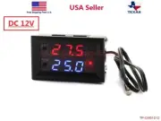 Digital LED Microcomputer Thermostat Controller Switch Temperature Sensor DC 12V