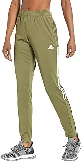 [adidas] Women's Tiro 21 Track Pants, Focus Olive/White, Medium