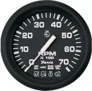 Faria 32805 Euro 4" Gauge - 7000 RPM Tachometer (All Outboard) F32805
