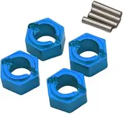 2024 4Pcs Replacement DIY Wheel Hex Adaptor Spare Parts Extension Hex Hub Adapter for FMS 1/24 Fcx24 RC Car