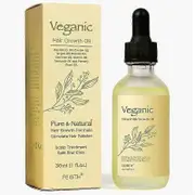 Veganic Natural Hair Growth Oil, Veganic Hair Growth Oil, Veganic Hair Oil Rosemary Oil for Dry Damaged Hair, Rosemary Oil For Thin Hair 2PCS