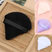 2Pcs Triangle Velvet Powder Puff Flours Mini Face Makeup Sponge Soft Cott #