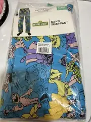 Sesame Street Mens Pajama Pant XL 40-42 Sleep Lounge Pants Bert Ernie Big Bird