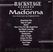 BACKSTAGE KARAOKE CD+G BS6517 CDG MADONNA cdg 12 #1 HITS FROZEN LIKE A VIRGIN +