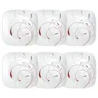 Corelle Dinnerware Set Square Vitrelle Glass Break/Scratch Resistant 6-Piece
