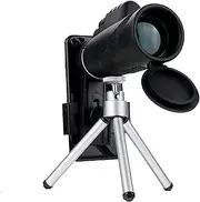 Portable Binoculars, High Power Monocular Telescope, HD 40x60 Lens, Waterproof Mini Monocular with Holder for Smartphone and Eyepiece Tripod, Bird Watching