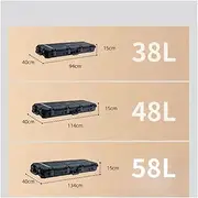 ICar 03 Roof Luggage Compartment Ultra-Thin Large Capacity SUV Car Mounted Roof Box Travel Box Luggage Rack(1 Set 48L)