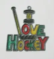 I LOVE HOCKEY SUNCATCHER (SPORTS SUNCATCHERS)