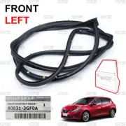 Front Left Door Door Rubber Seal Weatherstrip Fits Nissan Pulsar C12 2014 2017