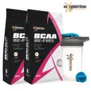 ReFuel BCAA 800g Berry Blast x 2 & Free 500ml Shaker