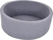 Soft Foam Ball Pit Set for Home Entertainment, Effortless Cleaning and Care, Grey