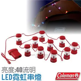 【美國 Coleman】高亮度LED霓虹串燈(全長2.8m).客廳帳棚裝飾燈串.天幕帳蓬戶外營繩燈條.小夜燈.小吊燈.氣氛燈/園遊會.節慶/CM-31280