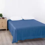 Premium Hotel Quality Flat Sheet, Luxury Softest 2000 Thread Count Single-King-Queen-King-SK Size Bed