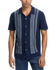 Rails Silas Relaxed Fit Short Sleeve Linen Camp Shirt
