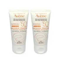 在飛比找PChome24h購物優惠-Avene 雅漾 全效潤色防曬霜 50mlx2入組