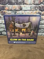 Glow In The Dark Family Tradition 1000 Piece Jigsaw Puzzle Bits and Pieces