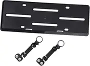 JicSuXi License Plate Bracket Holder Accessories Plastic for Car SUV Tail Rack System