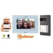 Golmar Intercom Kit Smartphone Connection 7" Monitor Prox Door Station, GL-SOUL