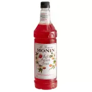 Monin Premium Red Passion Fruit Flavoring Syrup 1 Liter 544SYPFR068F