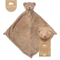在飛比找博客來優惠-美國 Angel Dear 動物嬰兒安撫巾單入禮盒 (棕色小