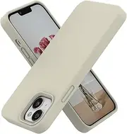 SOH Designed for iPhone 13 Mini Case, Premium Silicone Shockproof Phone Case Compatible with iPhone 13 Mini(5.4inch) (Stone)