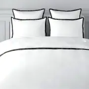 BEDLAM Percale Duvet Cover Twin/Twin XL Size - Luxurious 400 Thread Count 3 P...
