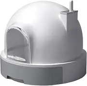 Large Cat Litter Box with Scoop Anti-Leakage and Non-Sticky Cat Pan with Lid Privacy and Easy Access for Cleaning Litter Tray