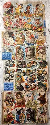 Lot of 70+ Vintage Shackman Kruger Germany Die-Cut Pictures Cats Dogs Animals