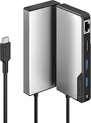 ALOGIC USB-C Fusion Alpha Hub, 5-in-1 Type C Adapter, 4K HDMI, USB C 3.1 with 100W Power Delivery, USB A 3.1, Compatible with MacBook Pro/Air, iPad Pro/Air & USB-C enabled devices
