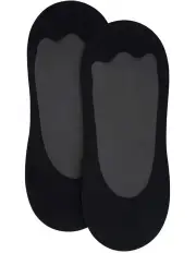 [Ambra] Smooth Footlet 2 Pack in Black