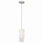 Livex 51031-91 Transitional One Light Mini Pendant from Carlisle Collection i...