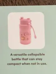 Pusheen Fruits Collapsible Water Bottle NEW Summer 2024 Exclusive Release Sealed