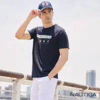 在飛比找momo購物網優惠-【NAUTICA】男裝 童趣LOGO短袖T恤(深藍)